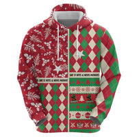 Personalized St Kitts & Nevis Cricket Christmas Zip Hoodie Merry Xmas Patriots - Wonder Print Shop