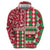 Personalized St Kitts & Nevis Cricket Christmas Zip Hoodie Merry Xmas Patriots - Wonder Print Shop