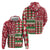 Personalized St Kitts & Nevis Cricket Christmas Zip Hoodie Merry Xmas Patriots - Wonder Print Shop