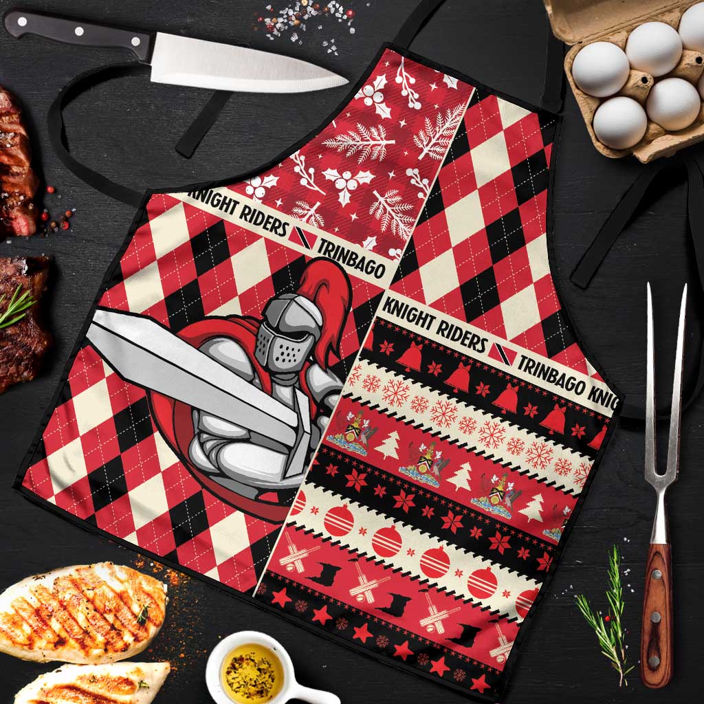 Trinbago Cricket Christmas Apron Merry Xmas Knight Riders - Wonder Print Shop