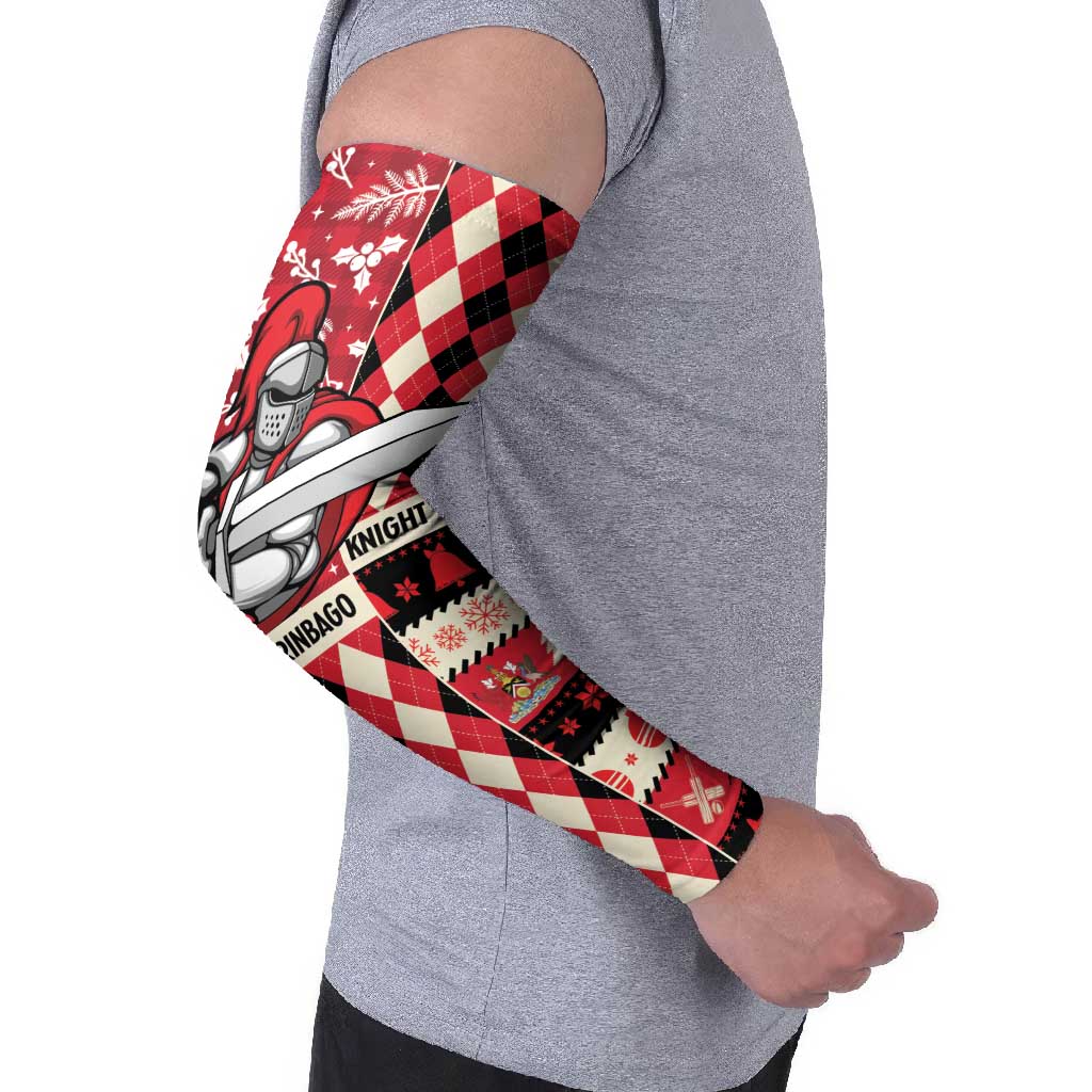 Personalized Trinbago Cricket Christmas Arm Sleeves Merry Xmas Knight Riders - Wonder Print Shop