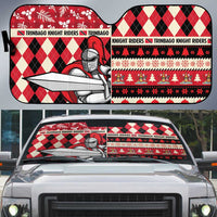 Trinbago Cricket Christmas Auto Sun Shade Merry Xmas Knight Riders - Wonder Print Shop