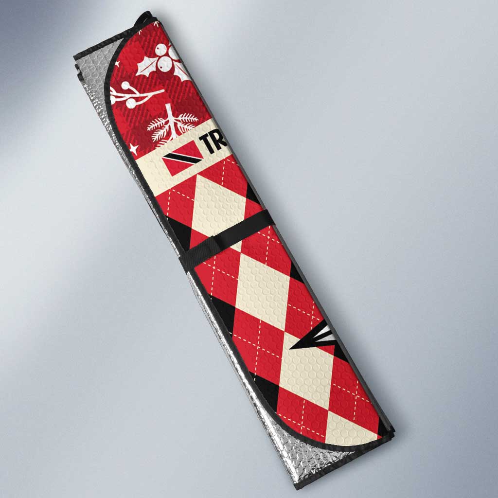 Trinbago Cricket Christmas Auto Sun Shade Merry Xmas Knight Riders - Wonder Print Shop