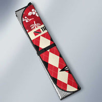 Trinbago Cricket Christmas Auto Sun Shade Merry Xmas Knight Riders - Wonder Print Shop