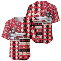 Personalized Trinbago Cricket Christmas Baseball Jersey Merry Xmas Knight Riders - Wonder Print Shop