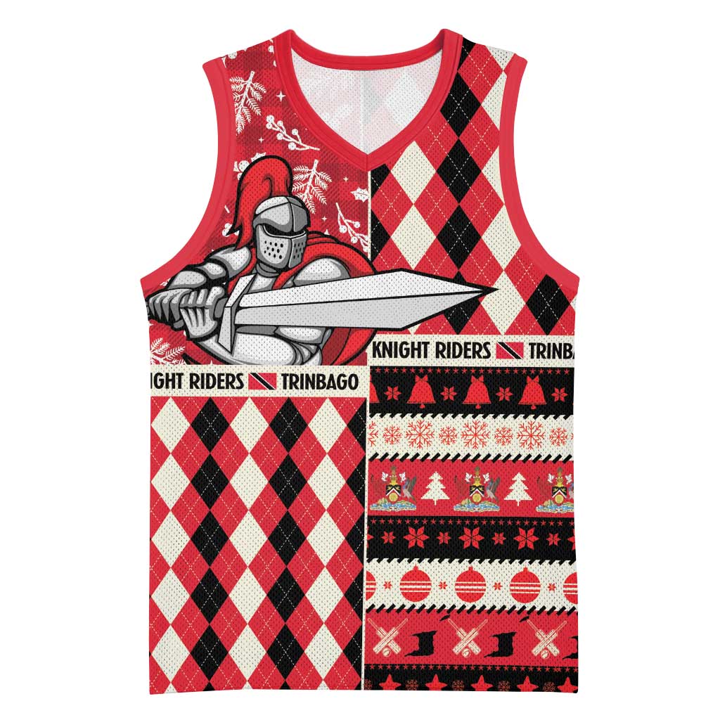 Personalized Trinbago Cricket Christmas Basketball Jersey Merry Xmas Knight Riders - Wonder Print Shop