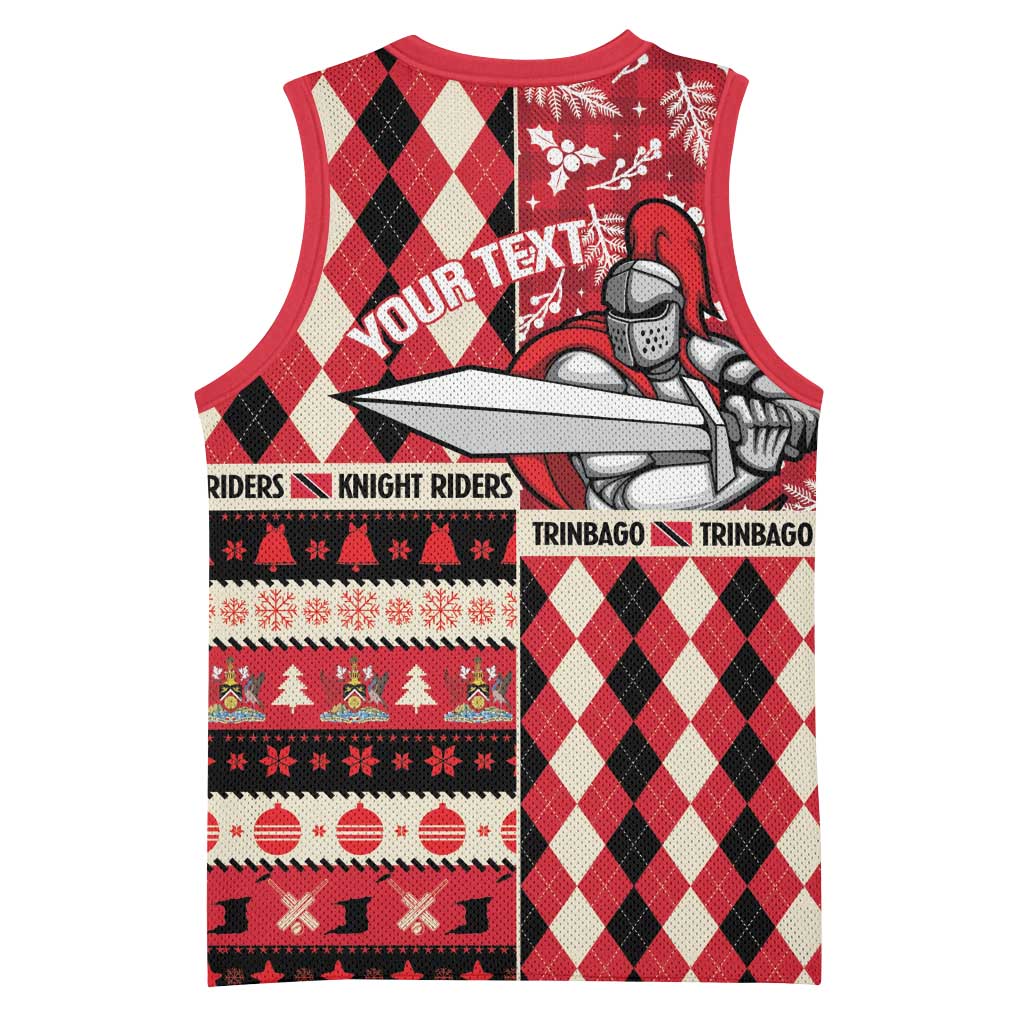 Personalized Trinbago Cricket Christmas Basketball Jersey Merry Xmas Knight Riders - Wonder Print Shop