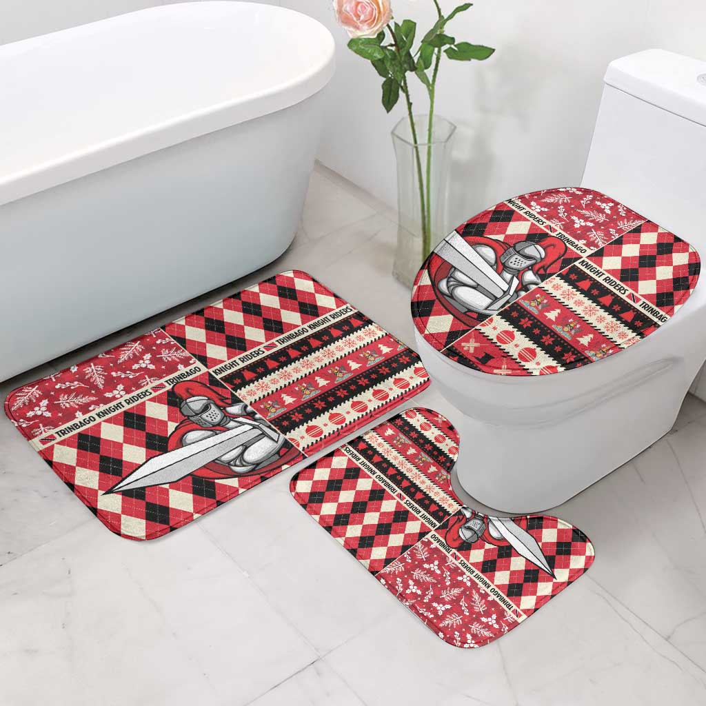 Trinbago Cricket Christmas Bathroom Set Merry Xmas Knight Riders - Wonder Print Shop
