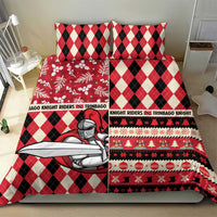Trinbago Cricket Christmas Bedding Set Merry Xmas Knight Riders - Wonder Print Shop