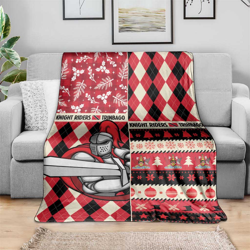 Trinbago Cricket Christmas Blanket Merry Xmas Knight Riders - Wonder Print Shop