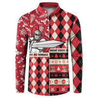Personalized Trinbago Cricket Christmas Button Sweatshirt Merry Xmas Knight Riders - Wonder Print Shop