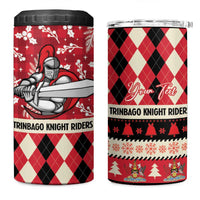 Personalized Trinbago Cricket Christmas 4 in 1 Can Cooler Tumbler Merry Xmas Knight Riders - Wonder Print Shop