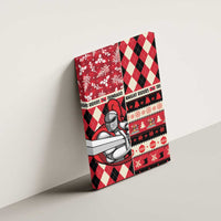 Trinbago Cricket Christmas Canvas Wall Art Merry Xmas Knight Riders - Wonder Print Shop