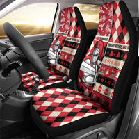 Trinbago Cricket Christmas Car Seat Cover Merry Xmas Knight Riders - Wonder Print Shop