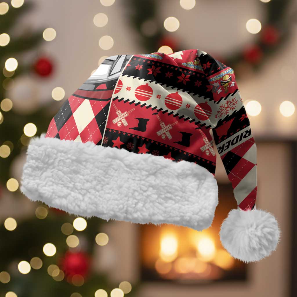 Personalized Trinbago Cricket Christmas Santa Hat Merry Xmas Knight Riders - Wonder Print Shop