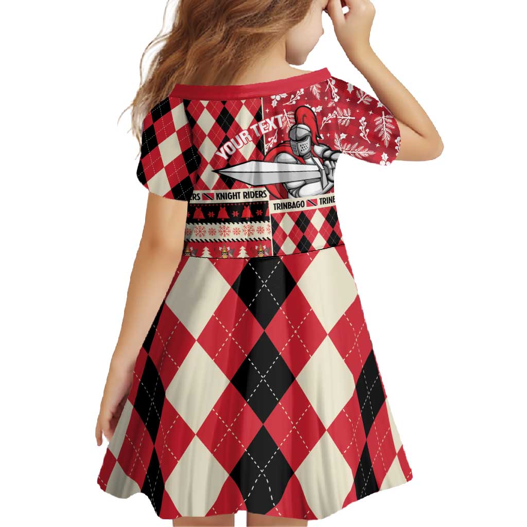 Personalized Trinbago Cricket Christmas Family Matching Off Shoulder Maxi Dress and Hawaiian Shirt Merry Xmas Knight Riders - Wonder Print Shop