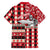 Personalized Trinbago Cricket Christmas Family Matching Off Shoulder Short Dress and Hawaiian Shirt Merry Xmas Knight Riders - Wonder Print Shop