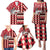 Personalized Trinbago Cricket Christmas Family Matching Puletasi and Hawaiian Shirt Merry Xmas Knight Riders - Wonder Print Shop