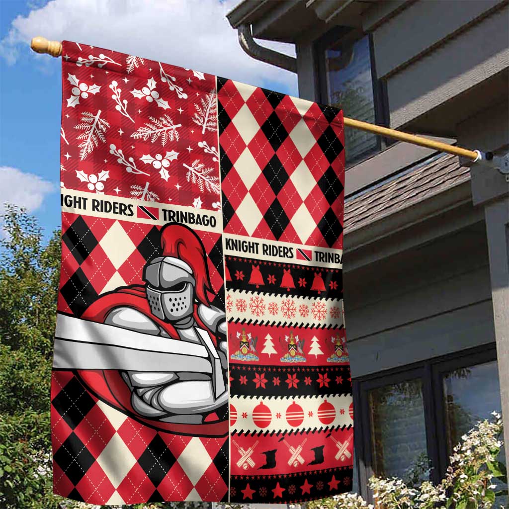 Trinbago Cricket Christmas Garden Flag Merry Xmas Knight Riders - Wonder Print Shop