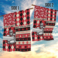 Trinbago Cricket Christmas Garden Flag Merry Xmas Knight Riders - Wonder Print Shop