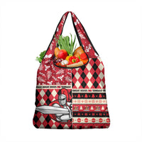 Trinbago Cricket Christmas Grocery Bag Merry Xmas Knight Riders - Wonder Print Shop