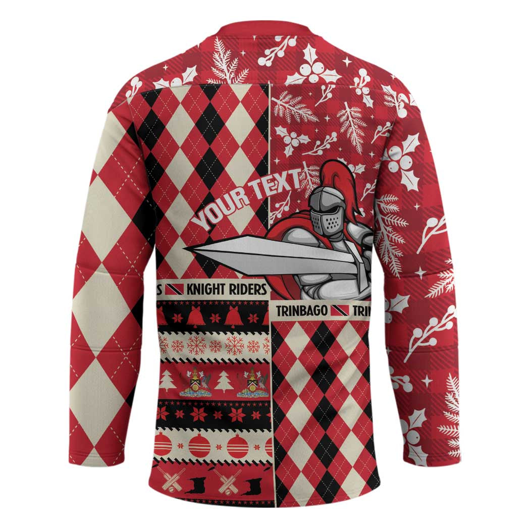 Personalized Trinbago Cricket Christmas Hockey Jersey Merry Xmas Knight Riders - Wonder Print Shop
