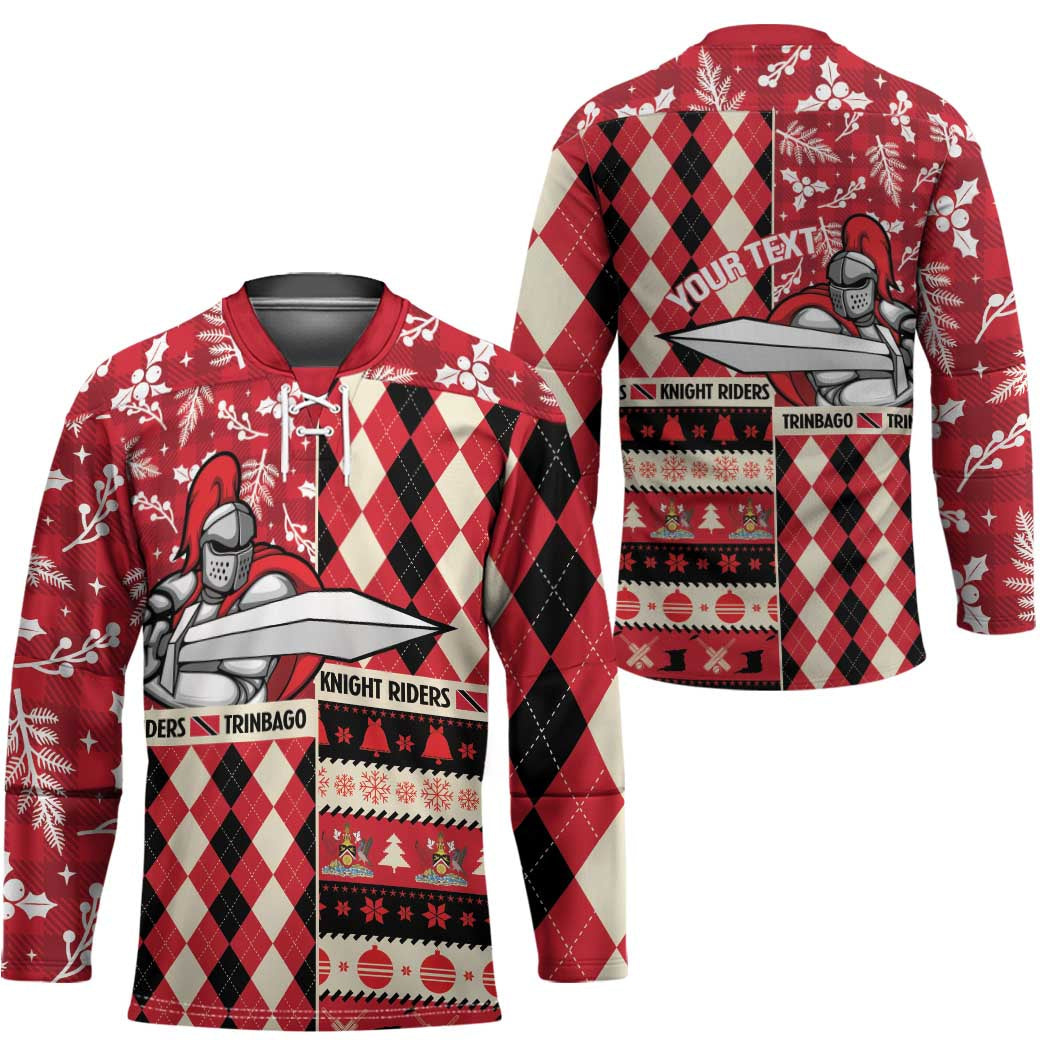 Personalized Trinbago Cricket Christmas Hockey Jersey Merry Xmas Knight Riders - Wonder Print Shop