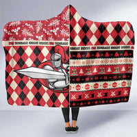Trinbago Cricket Christmas Hooded Blanket Merry Xmas Knight Riders - Wonder Print Shop