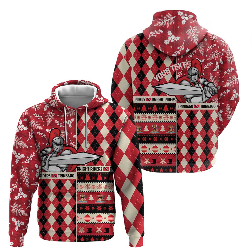 Personalized Trinbago Cricket Christmas Hoodie Merry Xmas Knight Riders - Wonder Print Shop