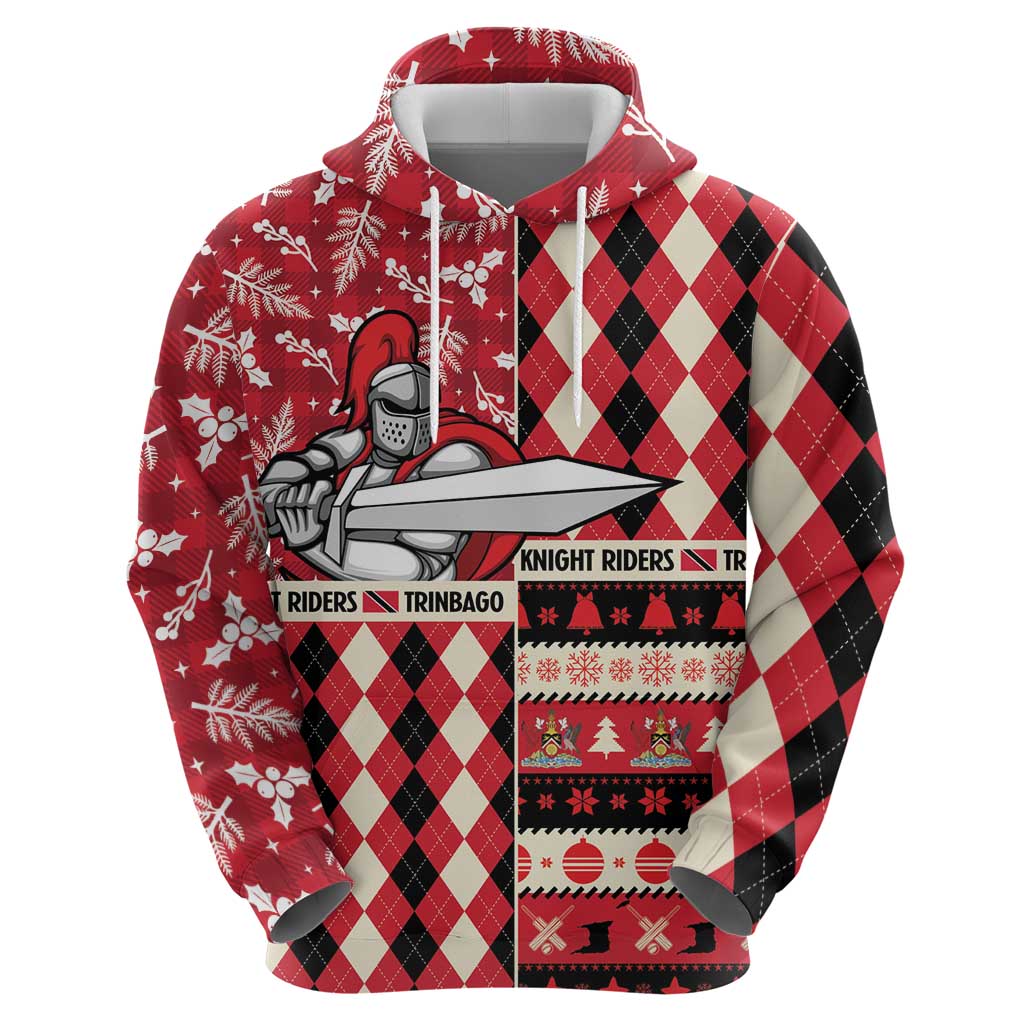 Personalized Trinbago Cricket Christmas Hoodie Merry Xmas Knight Riders - Wonder Print Shop