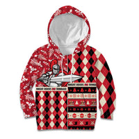 Personalized Trinbago Cricket Christmas Kid Hoodie Merry Xmas Knight Riders - Wonder Print Shop