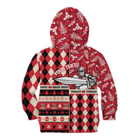 Personalized Trinbago Cricket Christmas Kid Hoodie Merry Xmas Knight Riders - Wonder Print Shop