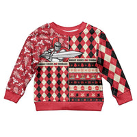 Personalized Trinbago Cricket Christmas Kid Ugly Christmas Sweater Merry Xmas Knight Riders - Wonder Print Shop