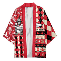 Personalized Trinbago Cricket Christmas Kimono Merry Xmas Knight Riders - Wonder Print Shop