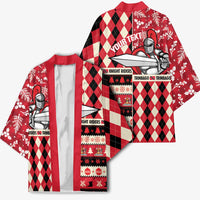 Personalized Trinbago Cricket Christmas Kimono Merry Xmas Knight Riders - Wonder Print Shop
