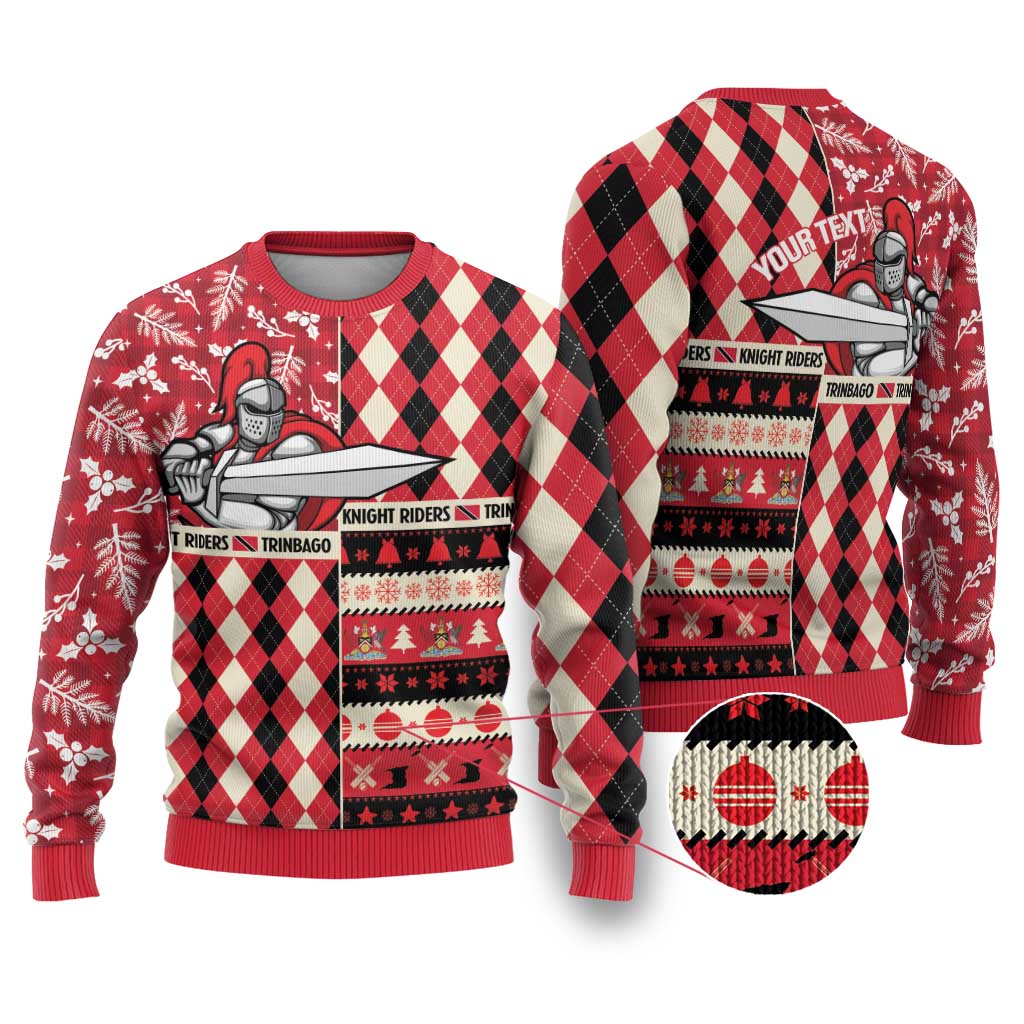 Personalized Trinbago Cricket Christmas Ugly Christmas Sweater Merry Xmas Knight Riders - Wonder Print Shop