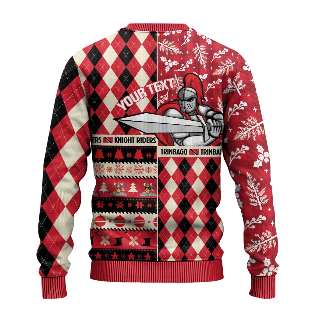 Personalized Trinbago Cricket Christmas Ugly Christmas Sweater Merry Xmas Knight Riders - Wonder Print Shop