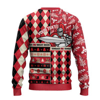 Personalized Trinbago Cricket Christmas Ugly Christmas Sweater Merry Xmas Knight Riders - Wonder Print Shop