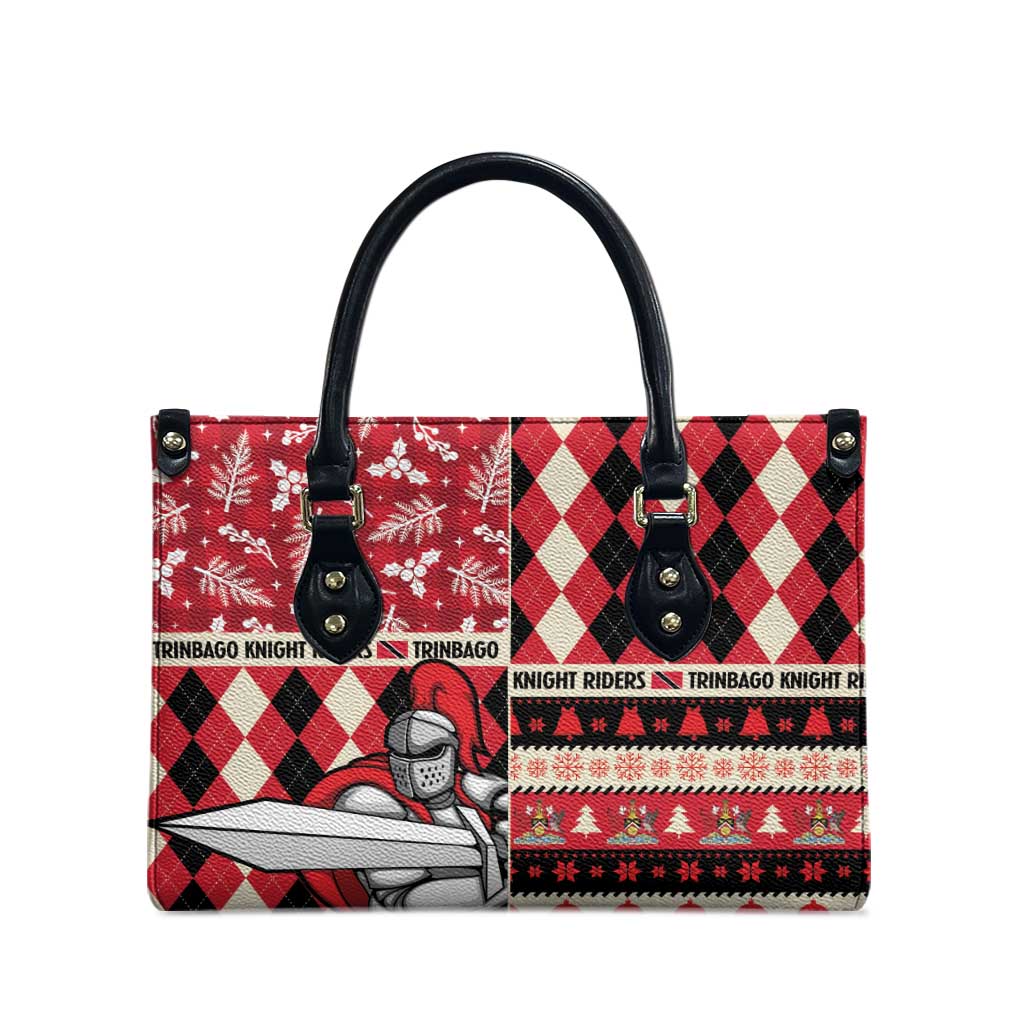 Trinbago Cricket Christmas Leather Bag Merry Xmas Knight Riders - Wonder Print Shop