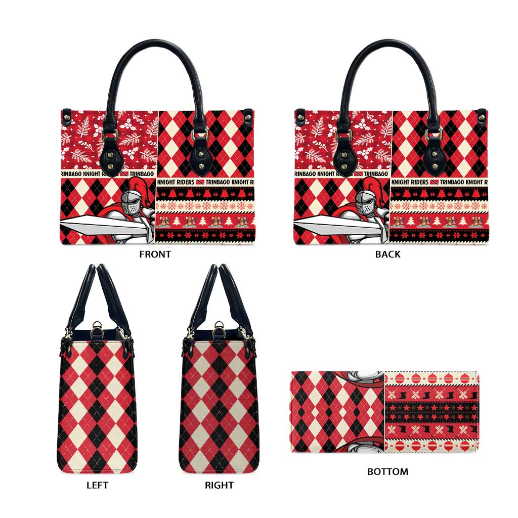 Trinbago Cricket Christmas Leather Bag Merry Xmas Knight Riders - Wonder Print Shop