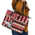 Trinbago Cricket Christmas Leather Tote Bag Merry Xmas Knight Riders - Wonder Print Shop