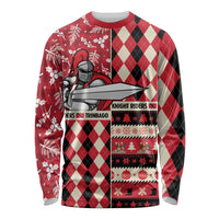 Personalized Trinbago Cricket Christmas Long Sleeve Shirt Merry Xmas Knight Riders - Wonder Print Shop