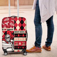 Trinbago Cricket Christmas Luggage Cover Merry Xmas Knight Riders - Wonder Print Shop
