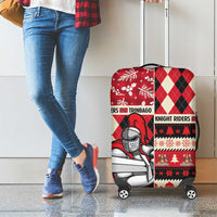 Trinbago Cricket Christmas Luggage Cover Merry Xmas Knight Riders - Wonder Print Shop