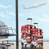 Trinbago Cricket Christmas Luggage Cover Merry Xmas Knight Riders - Wonder Print Shop