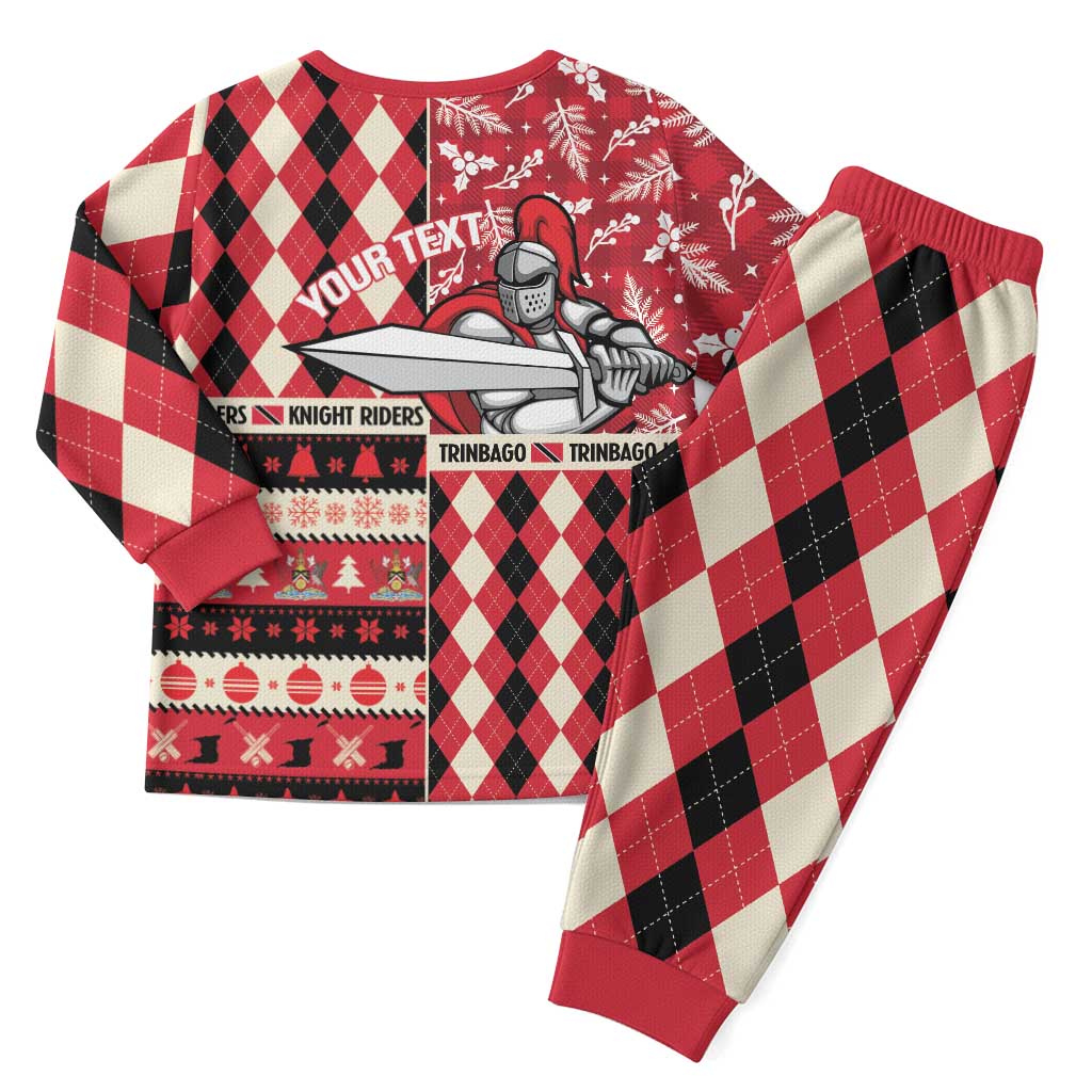 Personalized Trinbago Cricket Christmas Pajama Set Merry Xmas Knight Riders - Wonder Print Shop