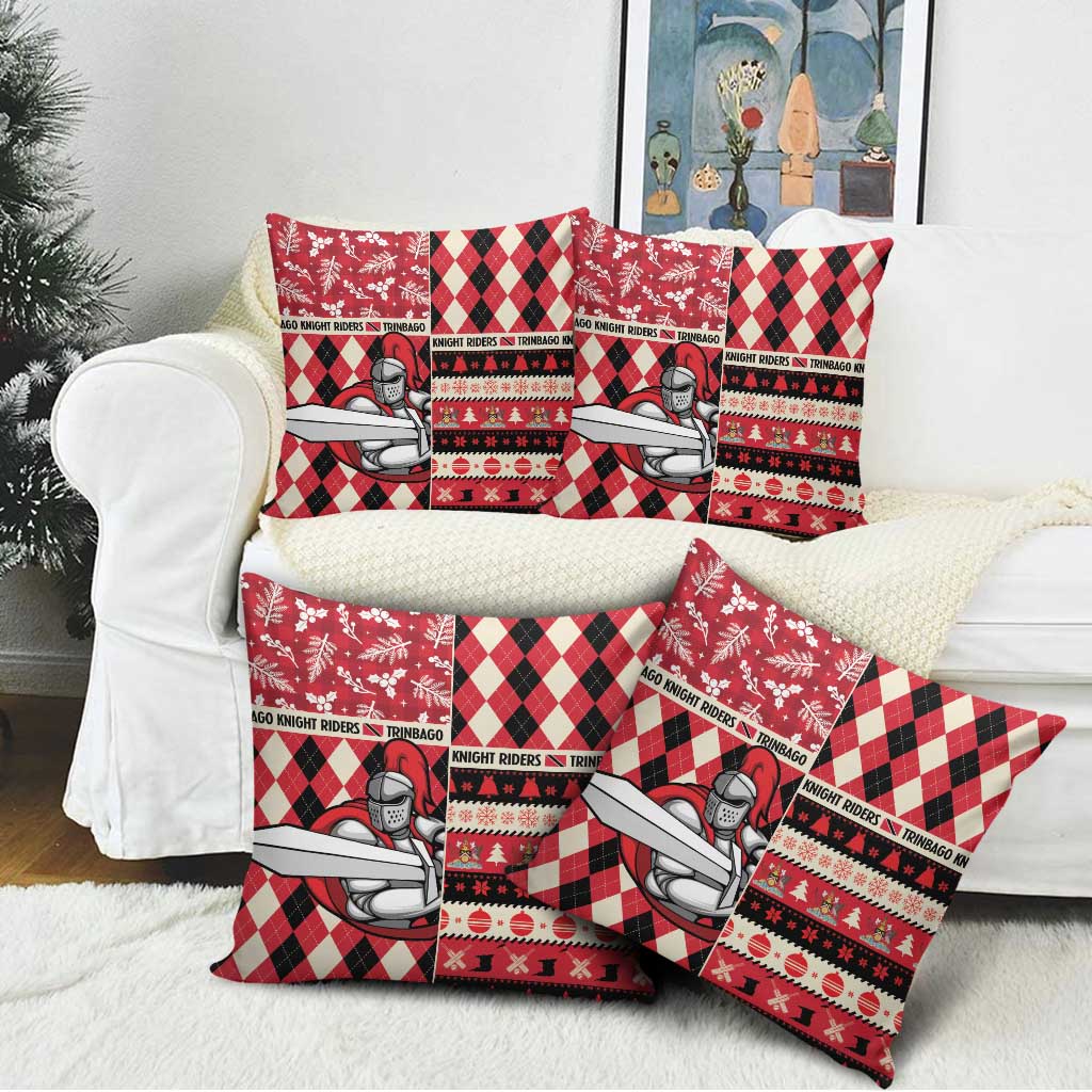 Trinbago Cricket Christmas Pillow Cover Merry Xmas Knight Riders - Wonder Print Shop