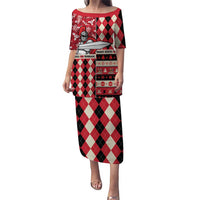 Personalized Trinbago Cricket Christmas Puletasi Merry Xmas Knight Riders - Wonder Print Shop