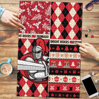 Trinbago Cricket Christmas Puzzle Merry Xmas Knight Riders - Wonder Print Shop