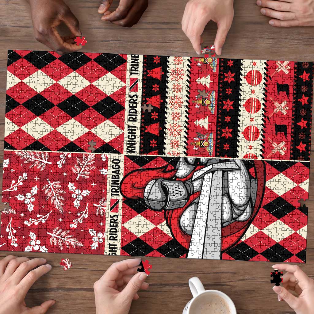 Trinbago Cricket Christmas Puzzle Merry Xmas Knight Riders - Wonder Print Shop